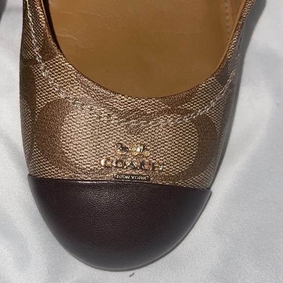 Coach flats size 9.5 brown - Picture 2 of 6